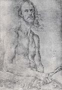 Christ,Man of Sorrow,with Durer-s Features